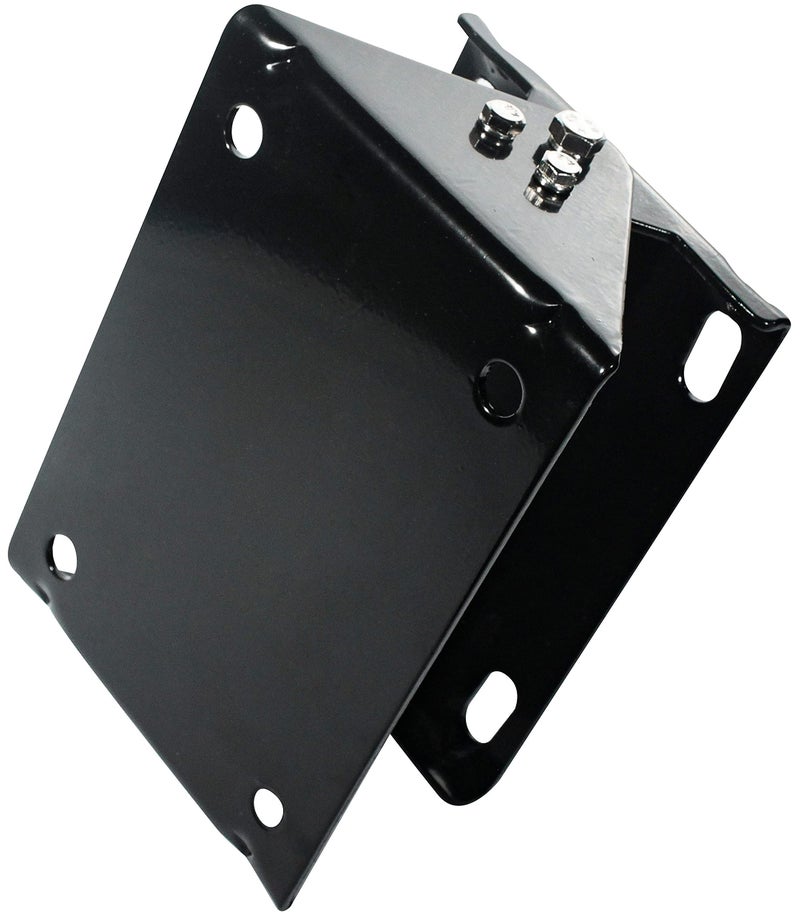 BLUBIRD HRS3812 20 ga. 8.5" x 6" Universal Hose Reel Swivel Mount for Floor, Wall, Ceiling, 140 Degree Rotation, Black Powder Coated, Steel, 4 Slotted Holes - Image 1